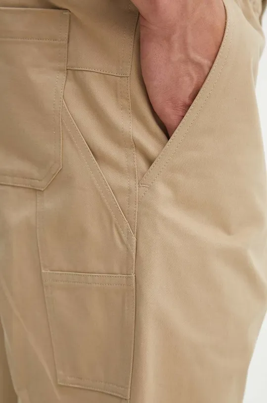 beżowy A.P.C. spodnie bawełniane Pantalon Chuck