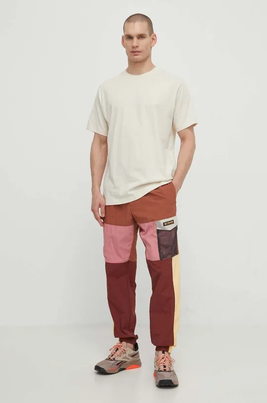 Columbia pantaloni Painted Peak marrone