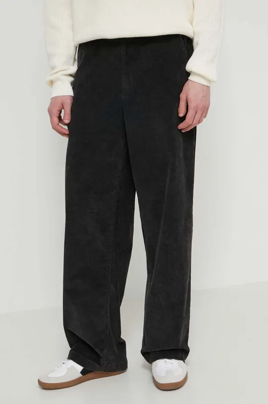 nero Dickies pantaloni in velluto a coste CHASE CITY PANT Uomo