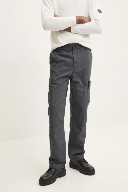 Dickies pantaloni in cotone EAGLE BEND grigio DK0A4X9X