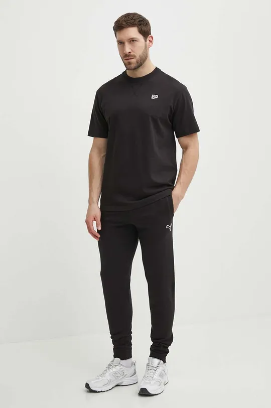 Бавовняні спортивні штани Puma BETTER ESSENTIALS чорний