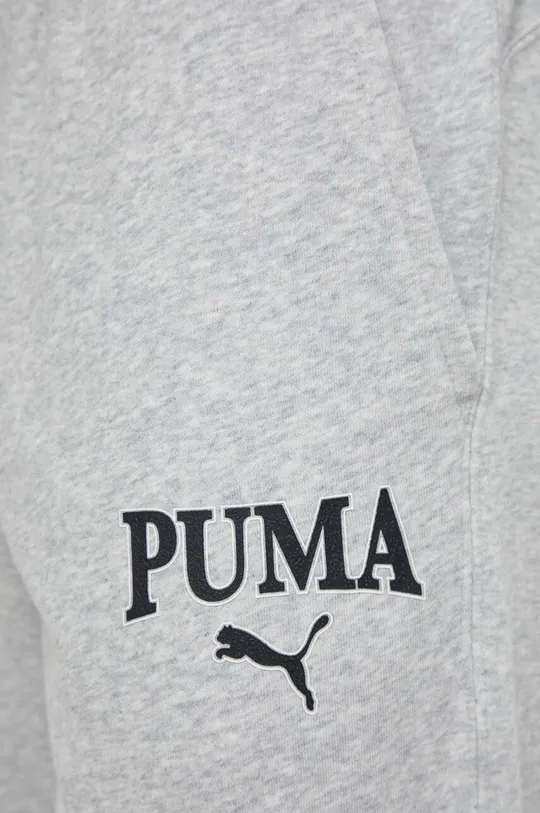 szary Puma spodnie dresowe SQUAD