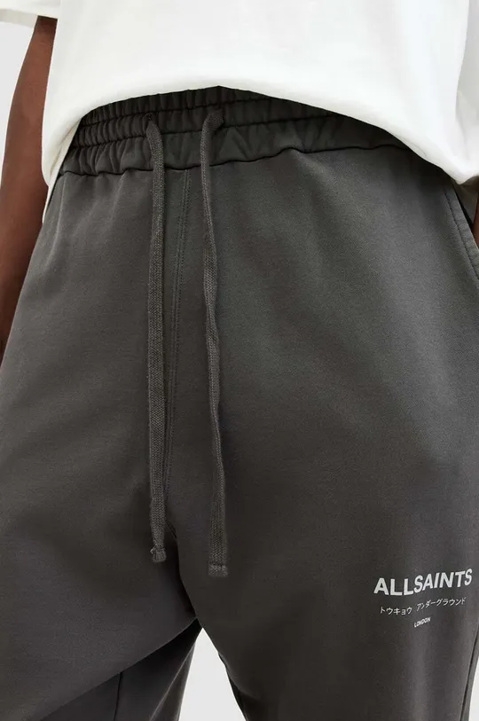 Βαμβακερό παντελόνι AllSaints UNDERGROUND γκρί