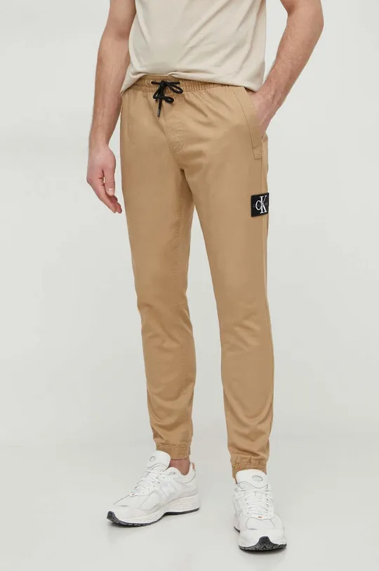 bézs Calvin Klein Jeans nadrág Férfi