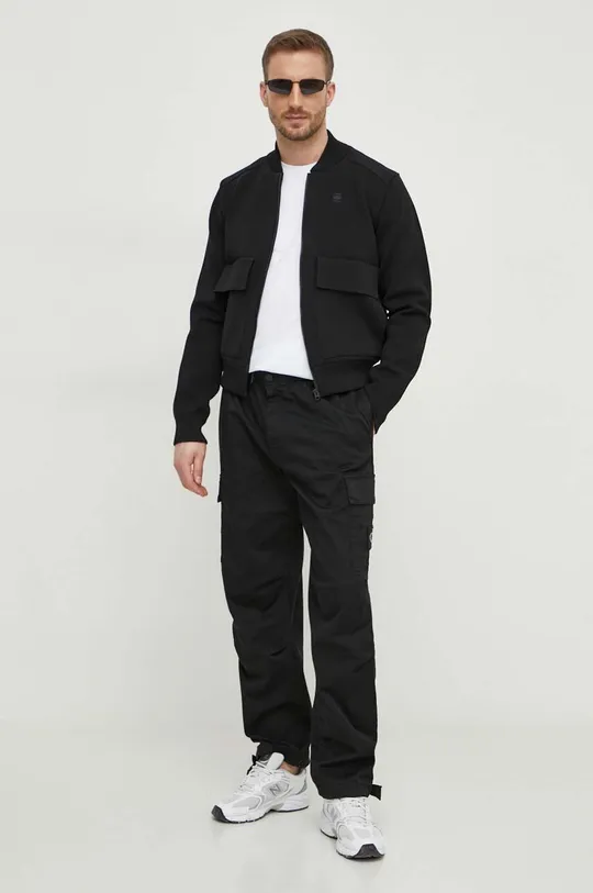Calvin Klein Jeans nadrág fekete