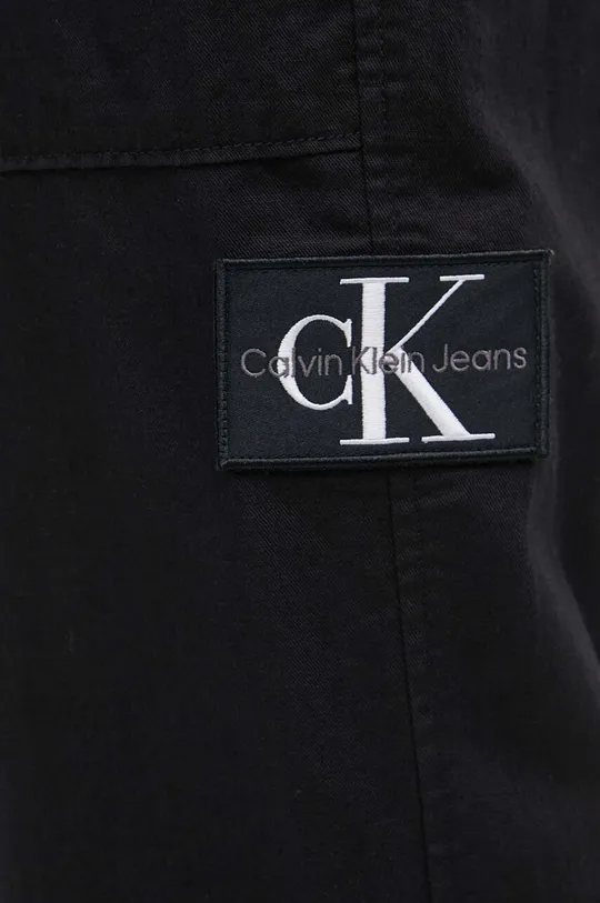 Nohavice s prímesou ľanu Calvin Klein Jeans Pánsky