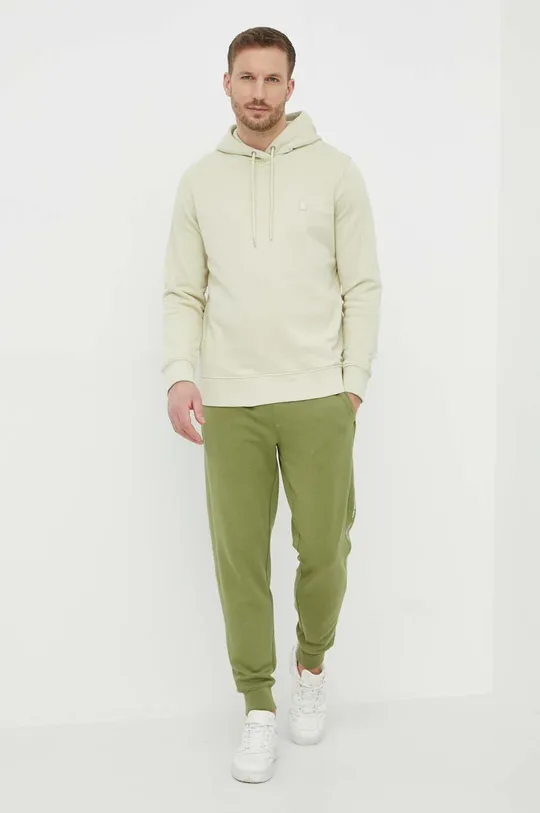 Tepláky Calvin Klein Jeans zelená