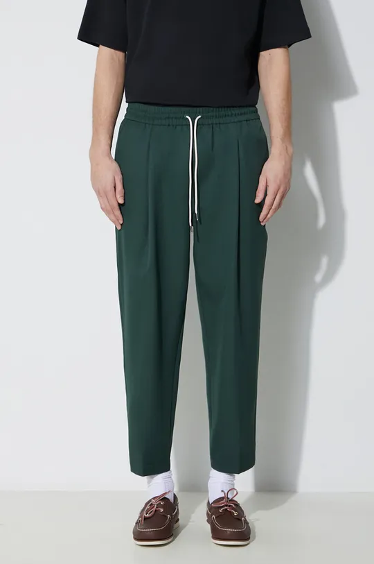 green Drôle de Monsieur wool blend trousers Le Pantalon Cropped Men’s
