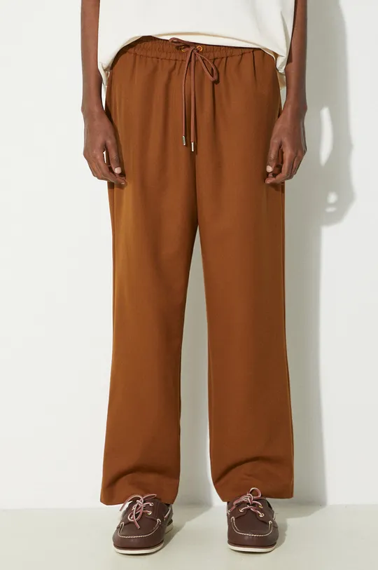 brown Drôle de Monsieur wool blend trousers Le Pantalon Droit