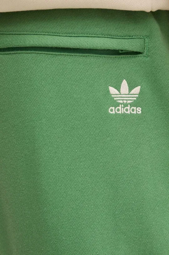 zöld adidas Originals pamut melegítőnadrág