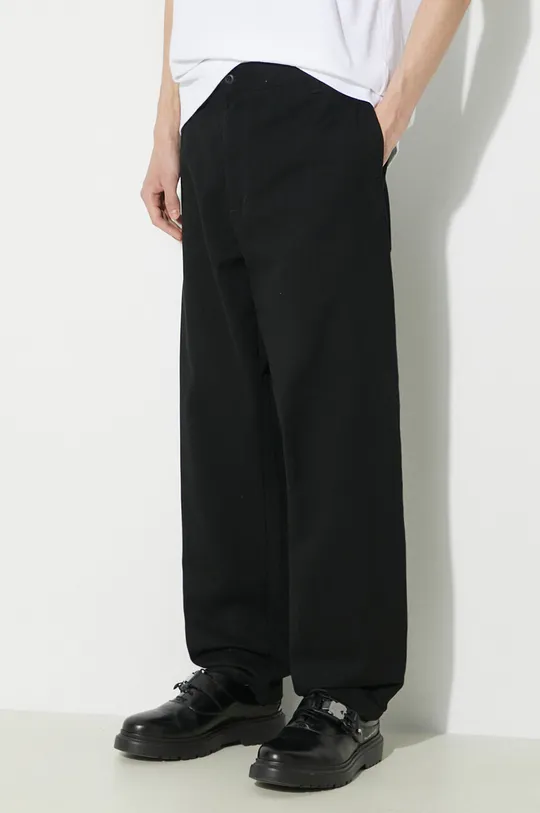 black Carhartt WIP trousers Calder Pant