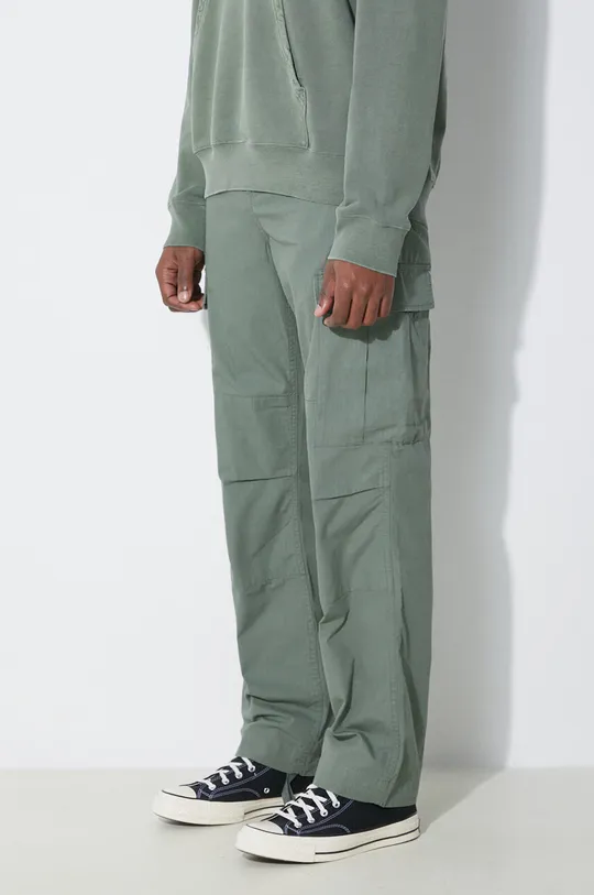 zielony Carhartt WIP spodnie bawełniane