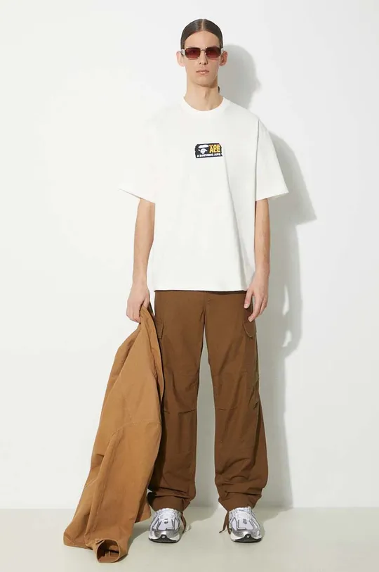 Бавовняні штани Carhartt WIP Regular Cargo Pant коричневий