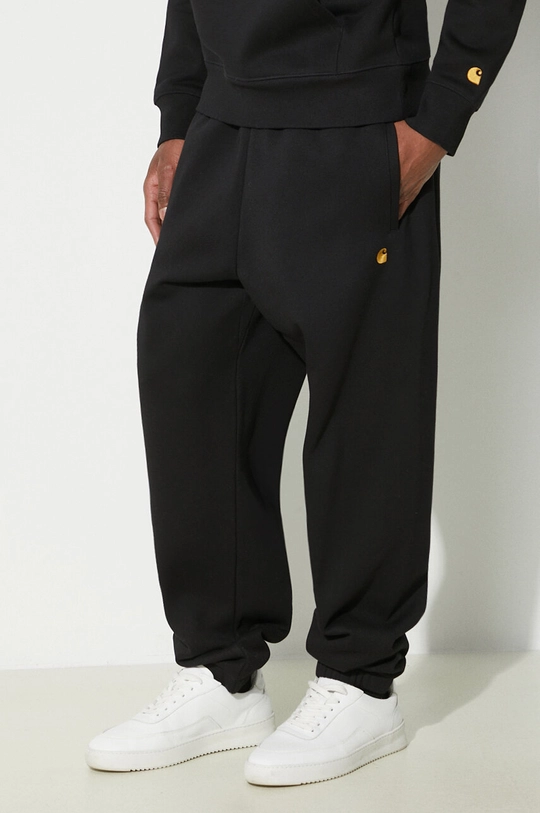 černá Tepláky Carhartt WIP Chase Sweat Pant Pánský