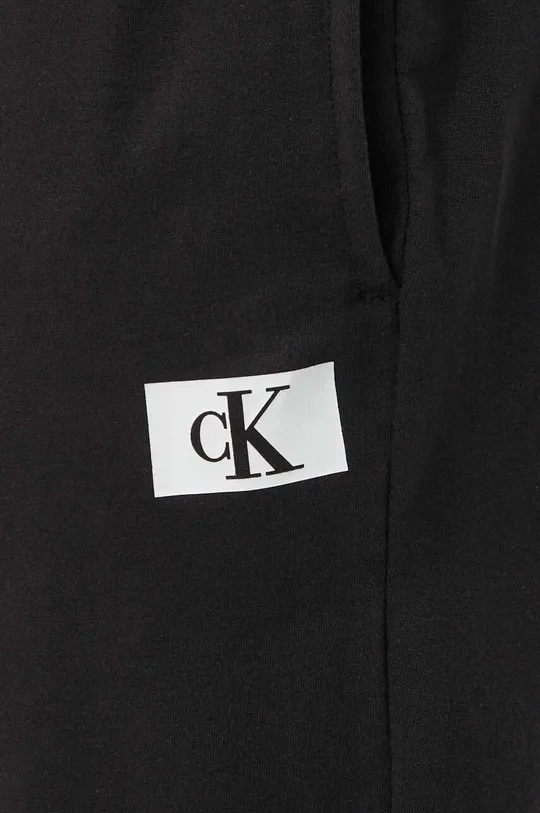 μαύρο Βαμβακερό παντελόνι Calvin Klein Underwear