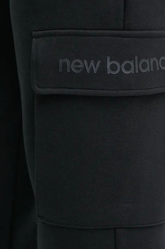 czarny New Balance spodnie dresowe MP41553BK