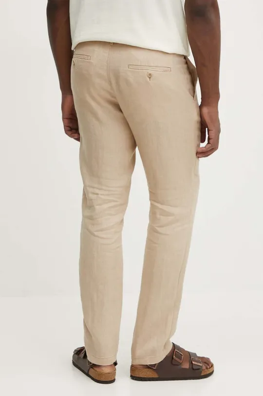 Lanene hlače Gant Temeljni materijal: 100% Lan Podstava: 65% Poliester, 35% Pamuk