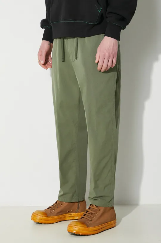 verde Universal Works pantaloni de bumbac Hi Water Trouser
