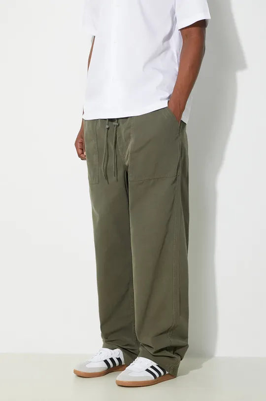 zielony Vans spodnie bawełniane Premium Standards Easy Trouser LX