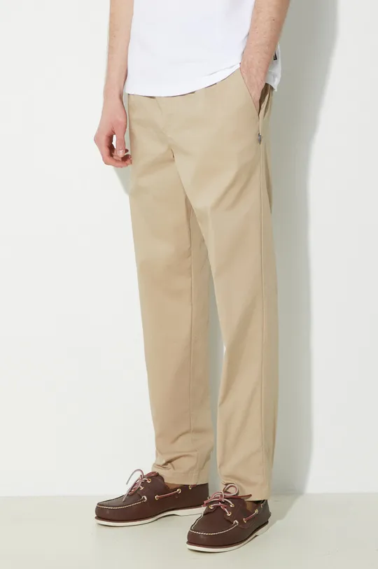béžová Kalhoty New Balance Twill Straight Pant 30