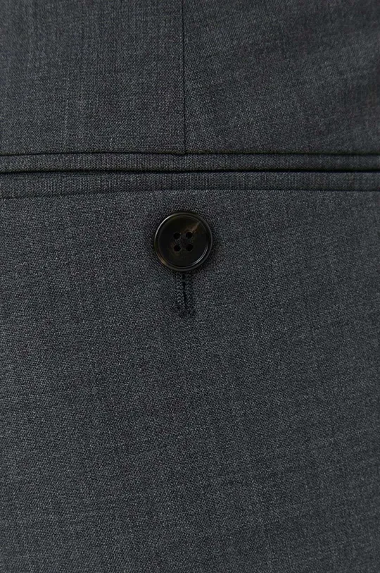 grigio Theory pantaloni in lana