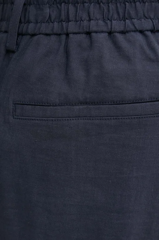 тёмно-синий Льняные брюки Theory