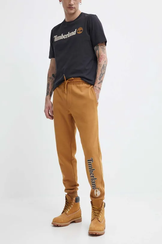 brązowy Timberland spodnie dresowe Męski