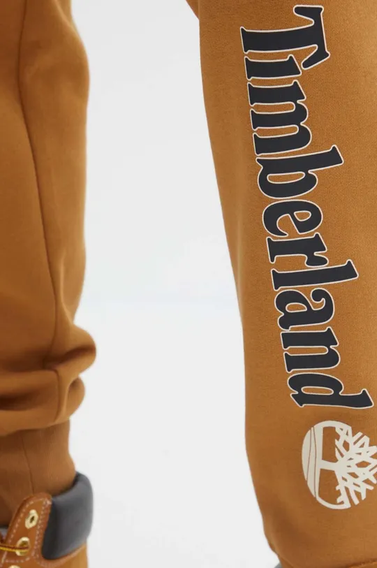 brązowy Timberland spodnie dresowe