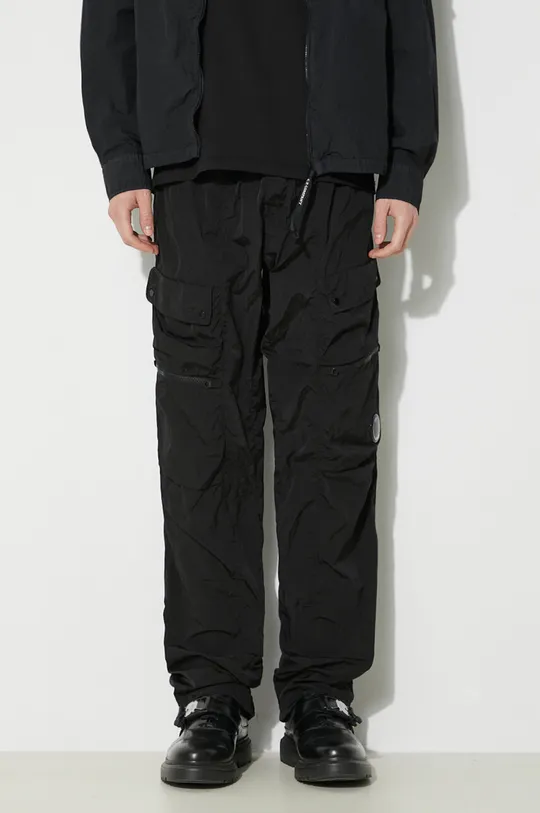 negru C.P. Company pantaloni Chrome-R Regular Utility De bărbați
