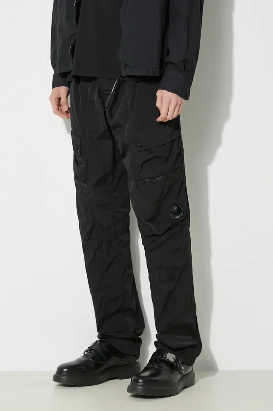 negru C.P. Company pantaloni Chrome-R Regular Utility