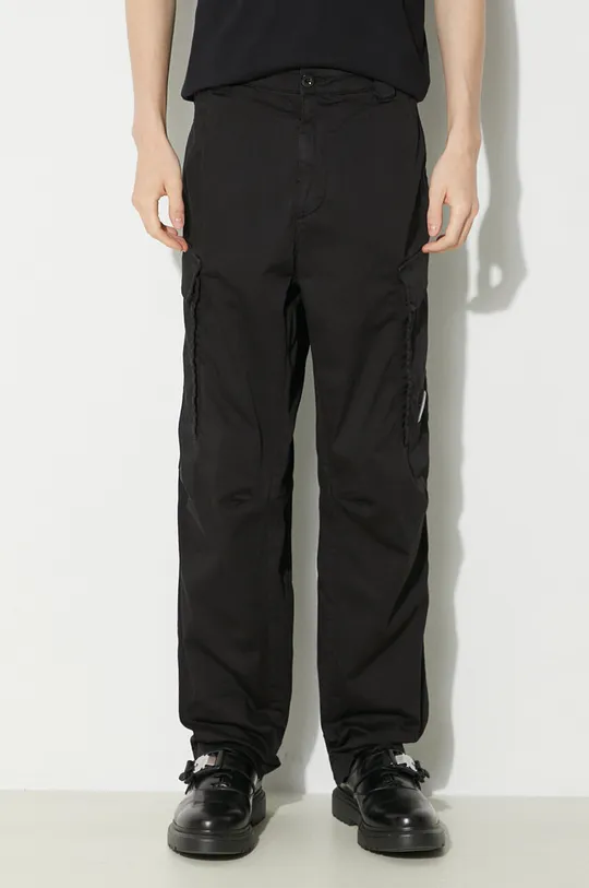 black C.P. Company trousers Stretch Sateen Loose Cargo