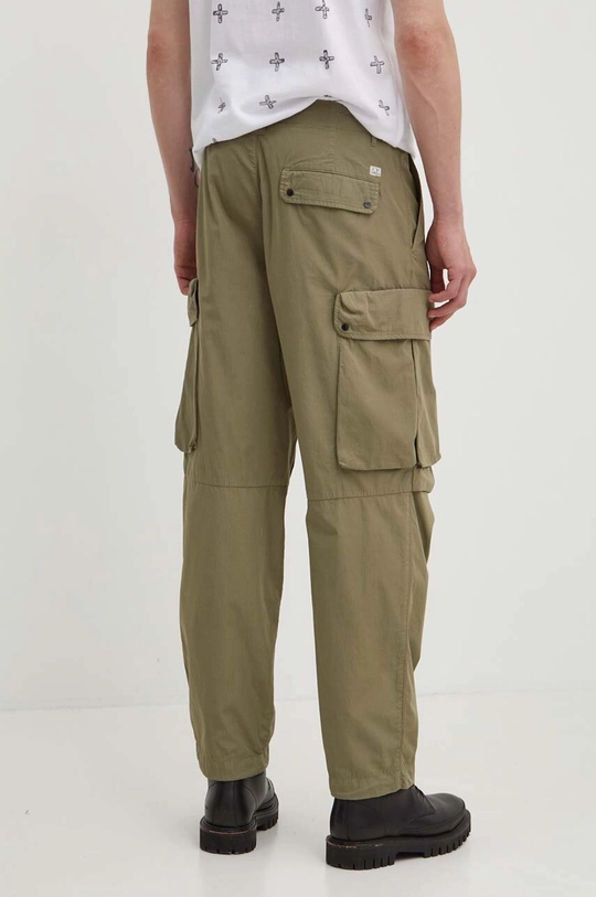 C.P. Company pantaloni in cotone Rip-Stop Loose Cargo 100% Cotone