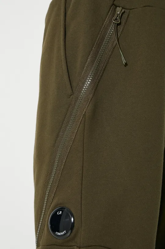C.P. Company spodnie dresowe bawełniane Diagonal Raised Fleece Męski