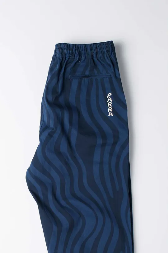 by Parra pantaloni Flowing Stripes Pant 98% Bumbac, 2% Elastan
