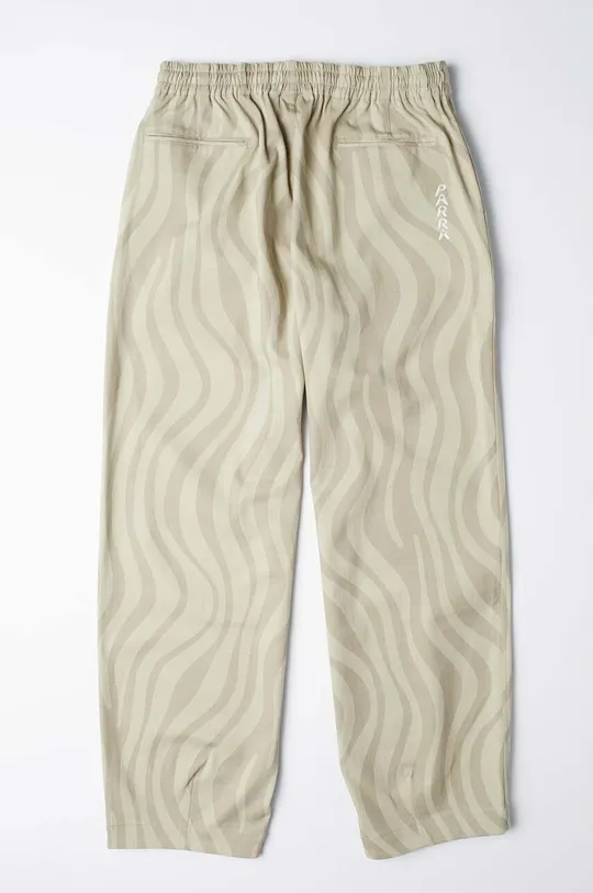 by Parra trousers Flowing Stripes Pant beige