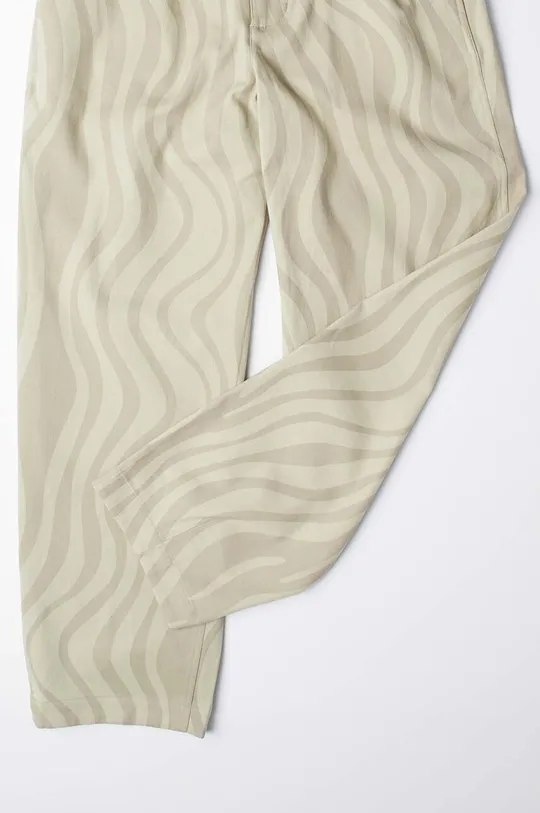 by Parra pantaloni Flowing Stripes Pant : 98% Bumbac, 2% Elastan