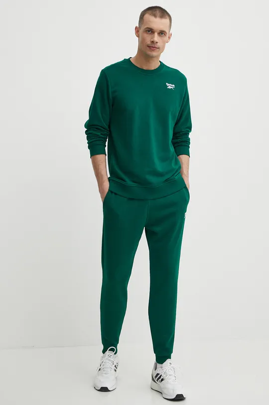 Спортивні штани Reebok Identity зелений