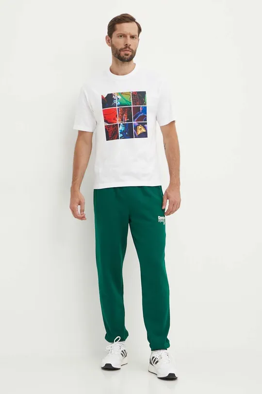 Спортивні штани Reebok Brand Proud зелений