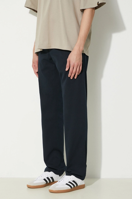 blu navy Norse Projects pantaloni Aros Regular Organic