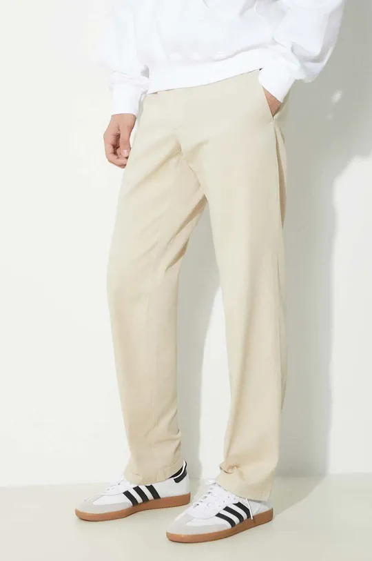 beige Norse Projects trousers Aros Regular Organic