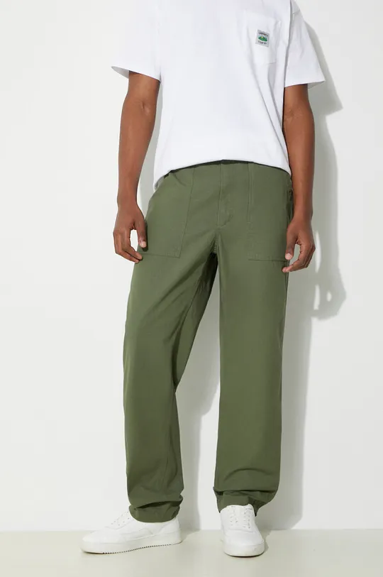 зелёный Хлопковые брюки Engineered Garments Fatigue Pant Мужской