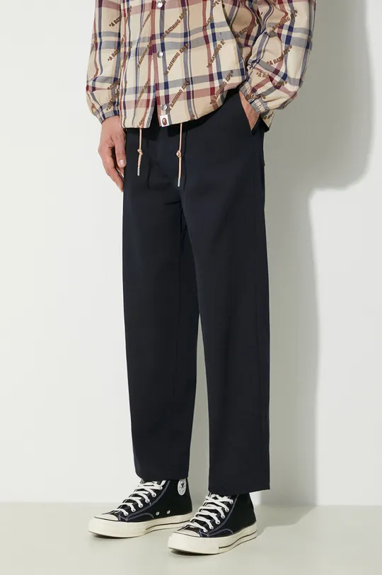 navy Ader Error cotton trousers TRS Tag Trousers