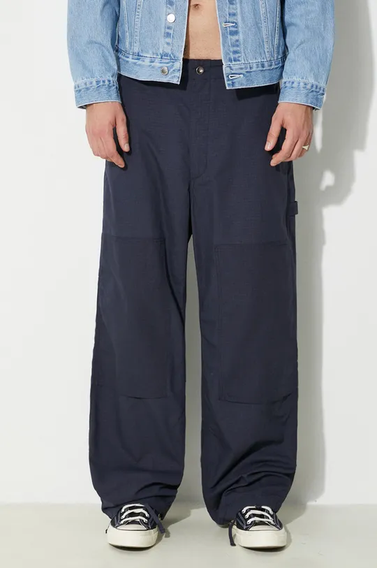 navy Engineered Garments cotton trousers Painter Pant Men’s