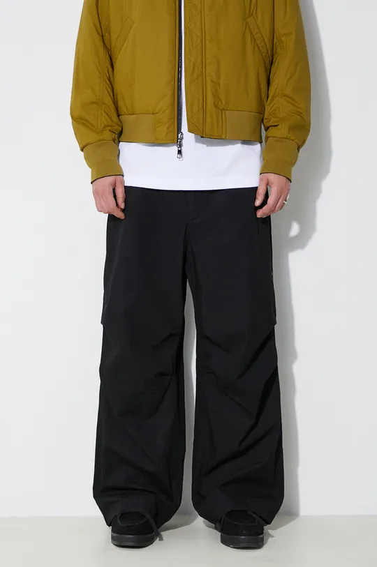 black Engineered Garments cotton trousers Over Pant Men’s