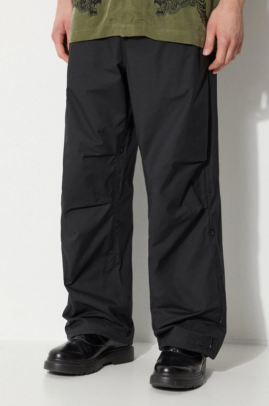 negru Maharishi pantaloni Original Loose Snopants