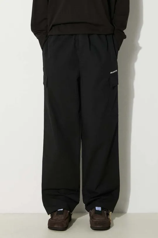 μαύρο Βαμβακερό παντελόνι MKI MIYUKI ZOKU Ripstop Cargo Trousers Ανδρικά