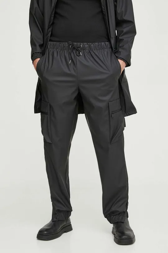 czarny Rains spodnie dresowe 18850 Pants Unisex