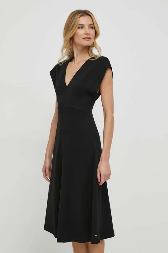 μαύρο Φόρεμα Tommy Hilfiger Γυναικεία