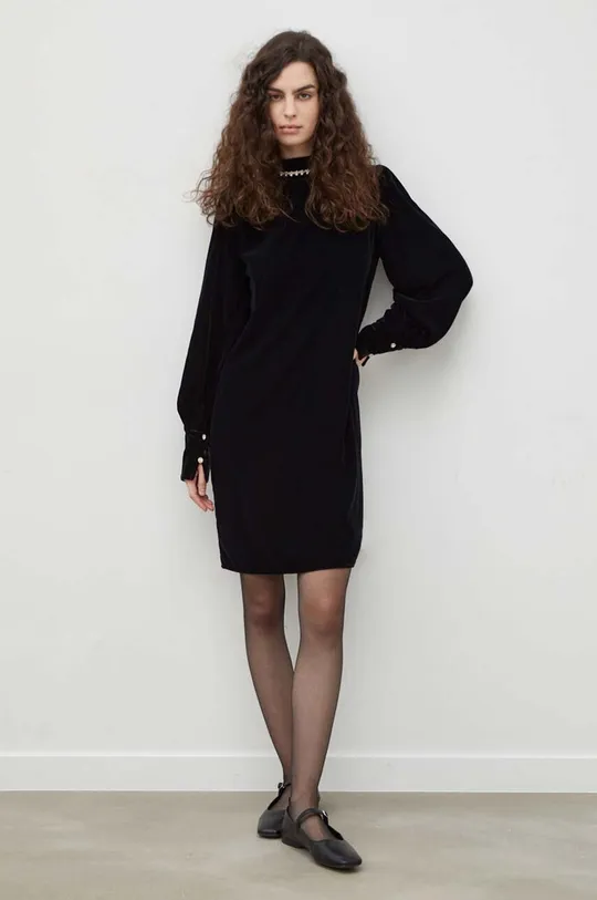 črna Obleka Bruuns Bazaar Ženski