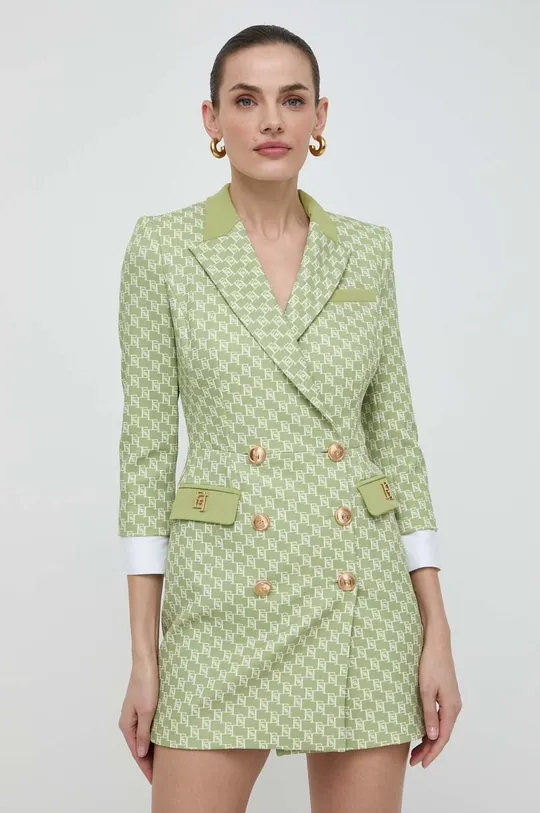 zielony Elisabetta Franchi sukienka Damski